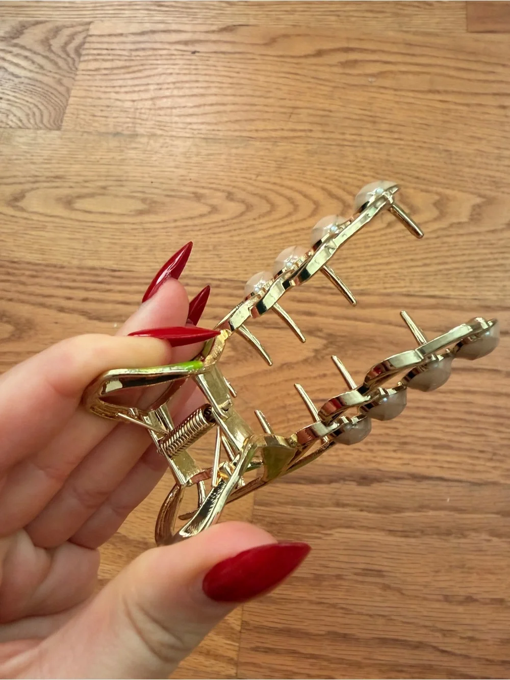 Vintage-Inspired Lily of the Valley Gold Tone Brooch with Green Enamel
